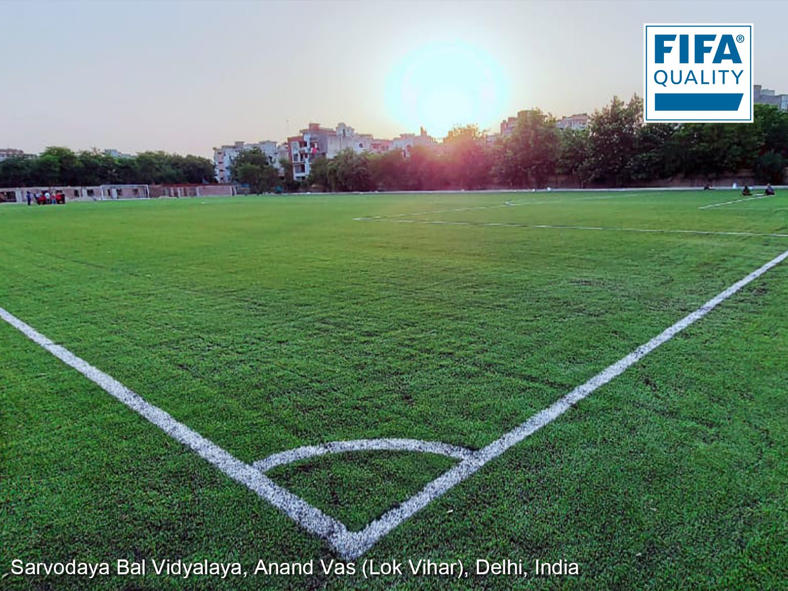 Sarvodaya Bal Vidyalaya, Anand Vas (Lok Vihar), Delhi, India, FIFA Quality pitch
