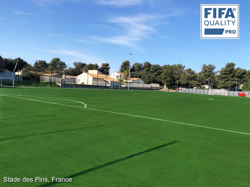 CCGrass, football field, France, FIFA certificate