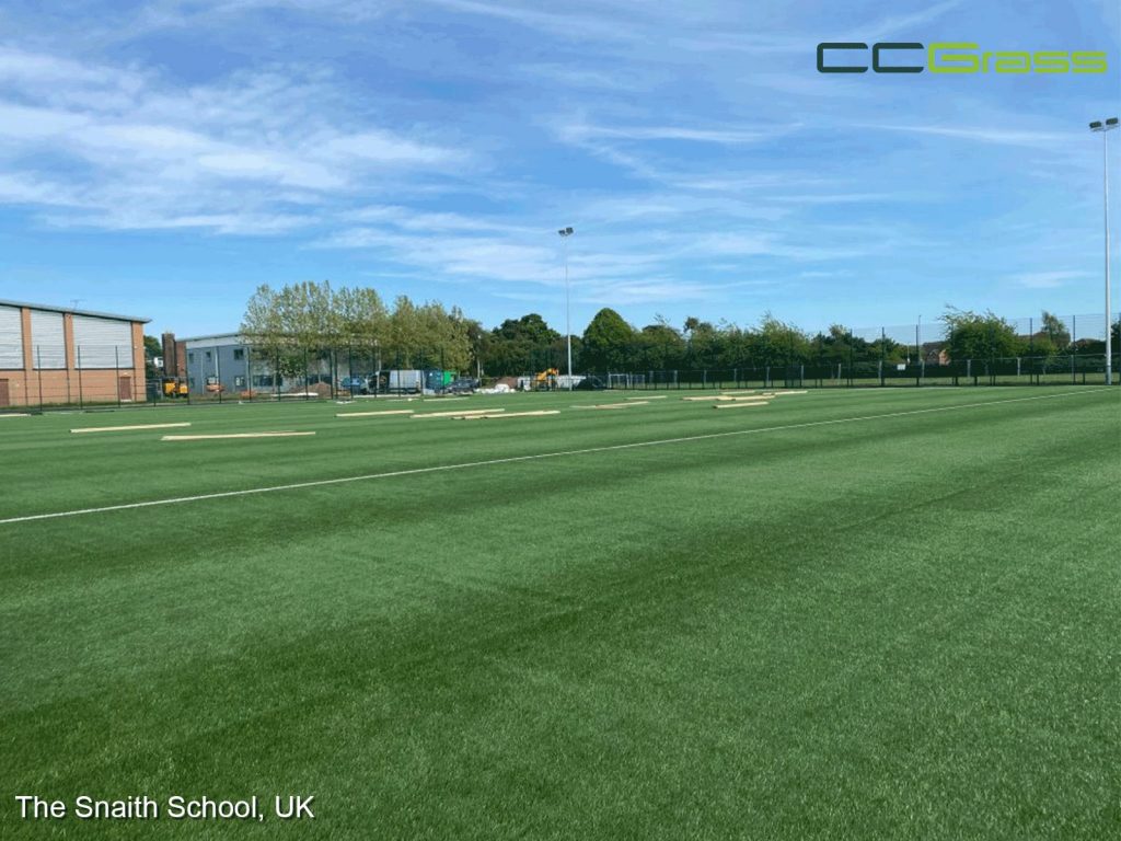 CCGrass, football feild, the Snaith School, UK