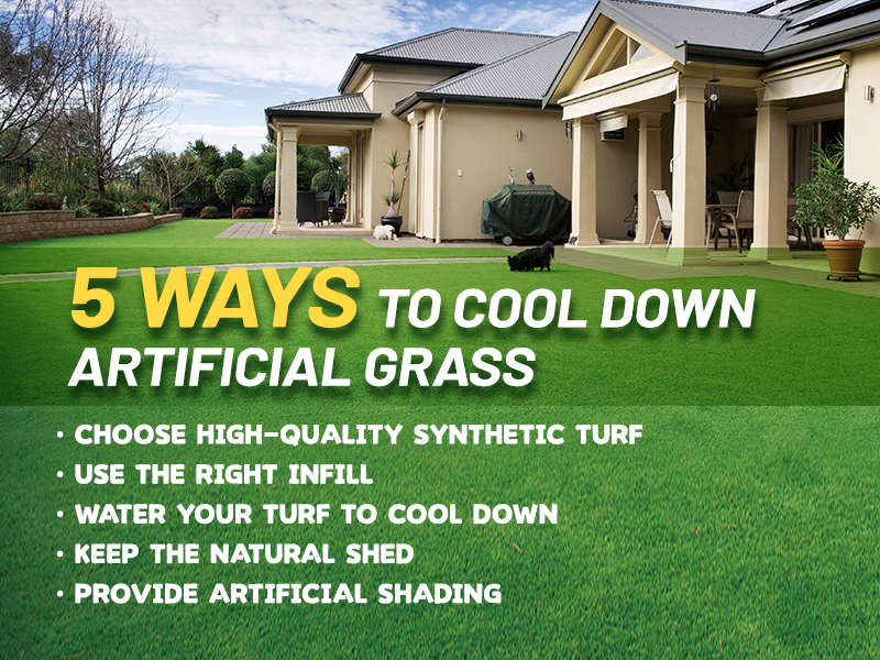 CCGrass, 5 ways to cool down artificial grass