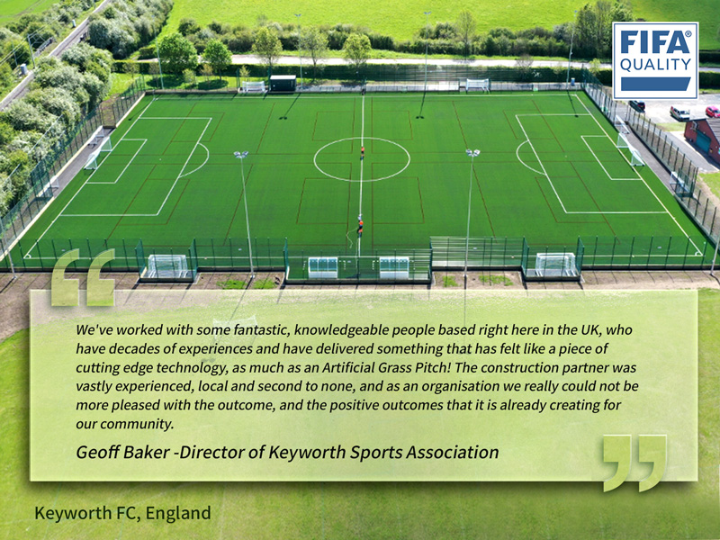 CCGrass, football field, Keyworth United Community Football Club