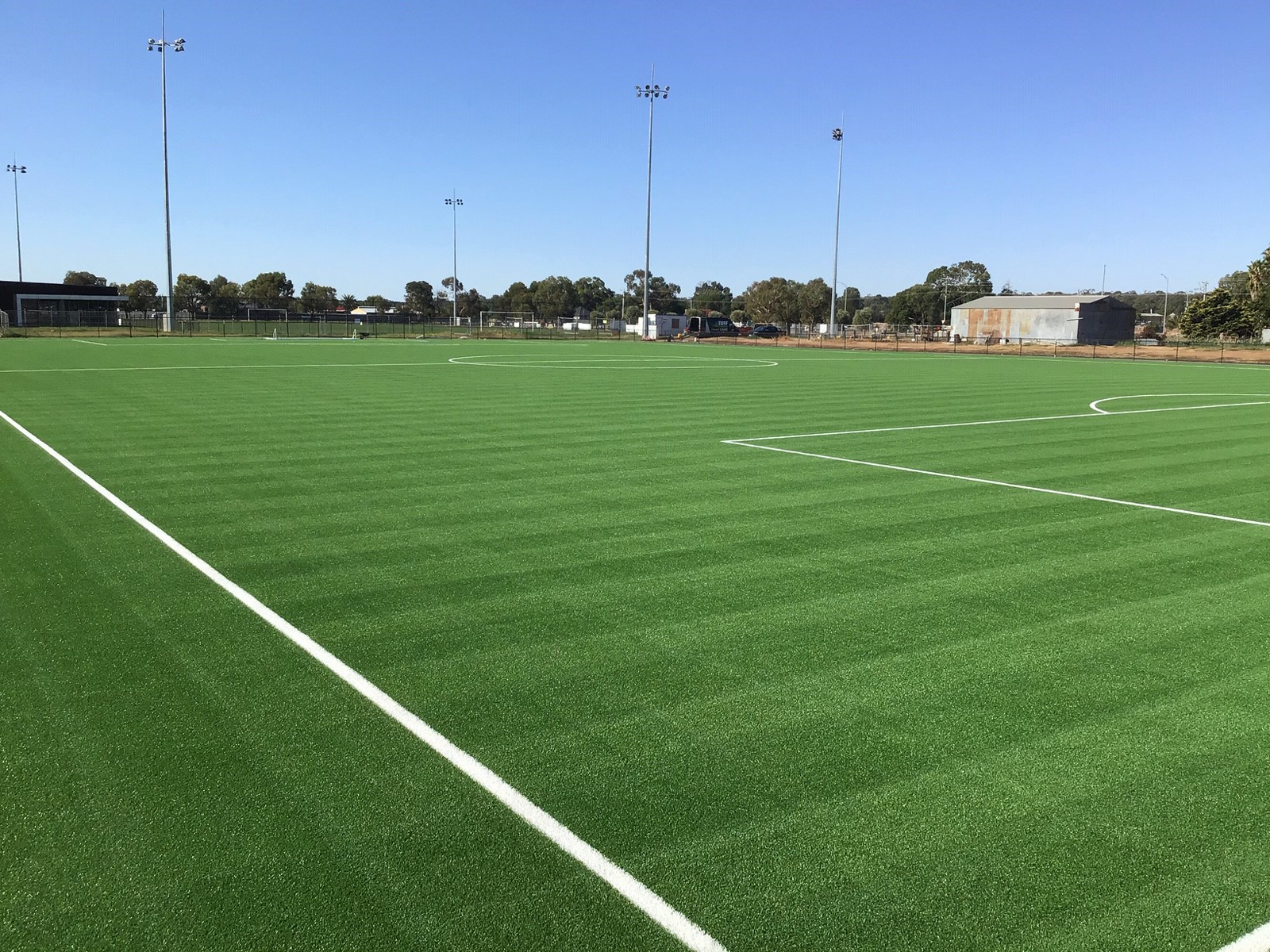 Epsom Huntly Recreation Reserve Football Field CCGrass