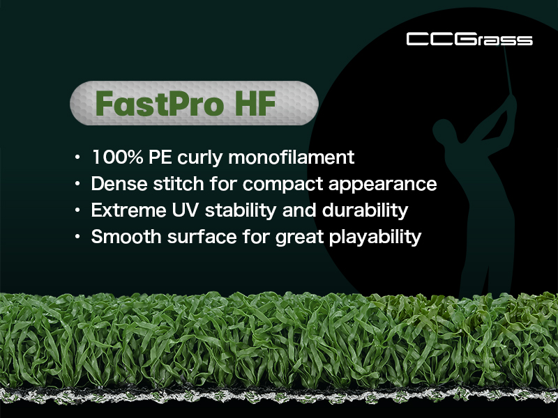 CCGrass, artificial grass for putting greens, FastPro HF