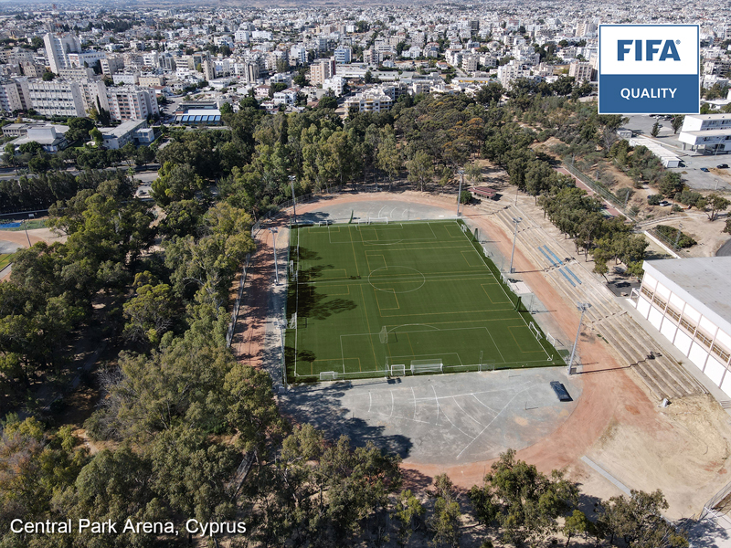 CCGrass, football field, Cyprus