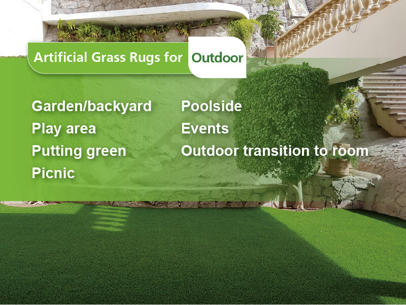 CCGrass, artificial grass rugs for outdoor