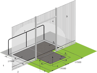 Green Artificial Grass System