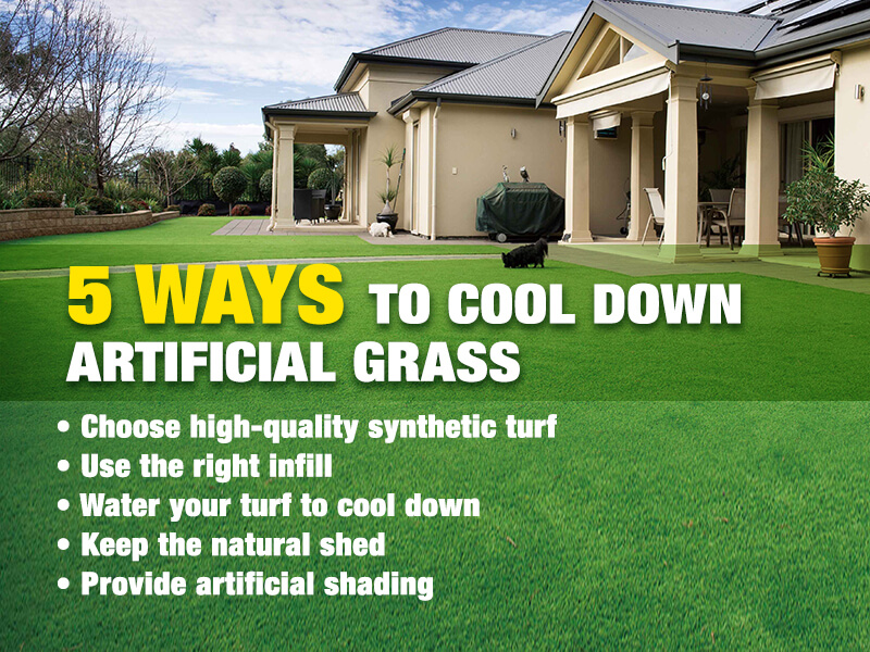 CCGrass, 5 ways to cool down artificial grass