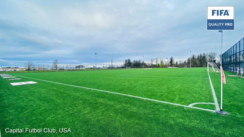 CCGrass Deliver Two FIFA Quality Pro Fields for Capital FC in The USA