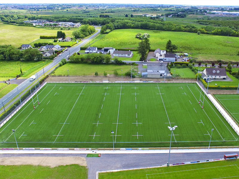 Outstanding artificial grass rugby pitch at Mullingar RFC