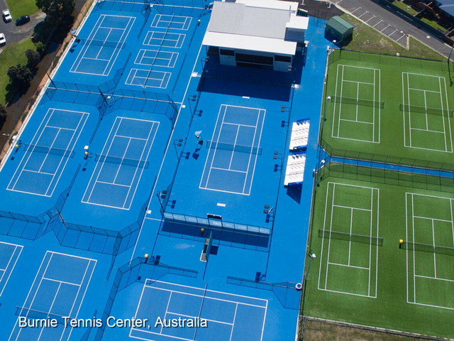 CCGrass, World-class artificial grass tennis court for Burnie Tennis Club