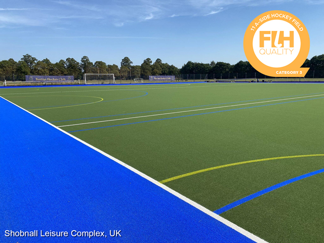 CCGrass, field hockey pitch, Shobnall Leisure Complex