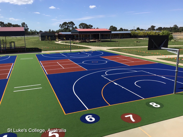 CCGrass, multi-sport pitch, St Luke's College, Australia