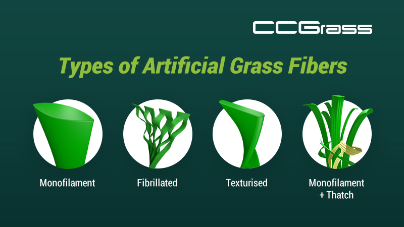 Types of Artificial Grass Fibers