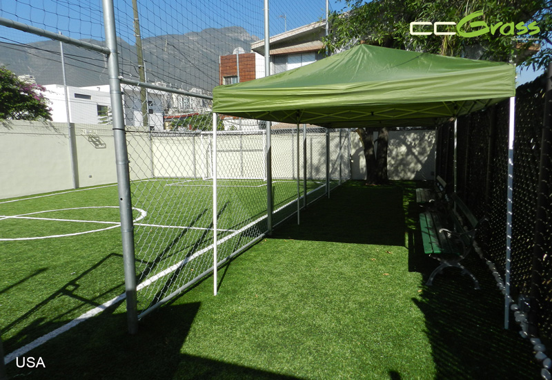 CCGrass, backyard enclosed soccer field