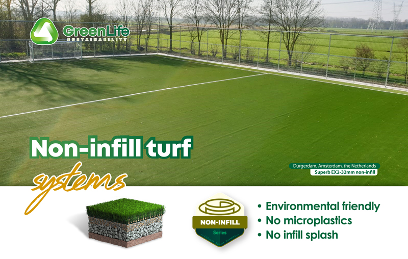 CCGrass, Non-infill turf system