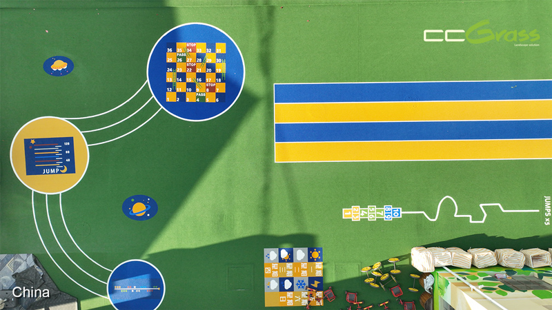Compact Preschool with Multi-Zone Turf