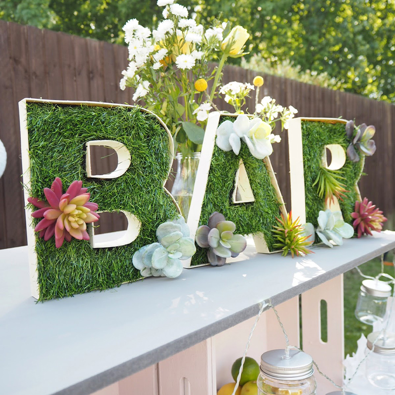Easy DIY Grass Décor for Outdoor Events