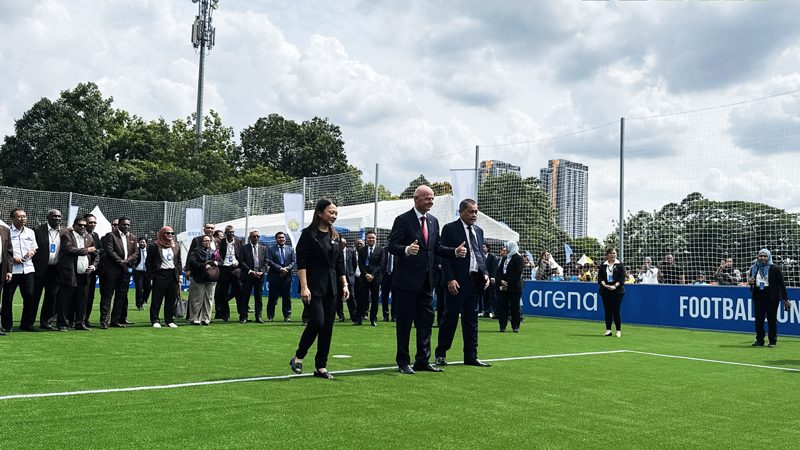 CCGrass Supports FIFA Arena Project in Malaysia, Inaugurated by FIFA Chairman