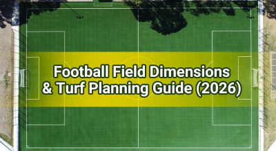Football Field Dimensions & Turf Planning Guide (2026)
