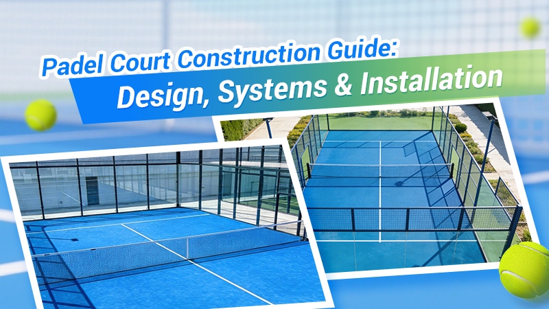 padel court construction guide with design and installation overview