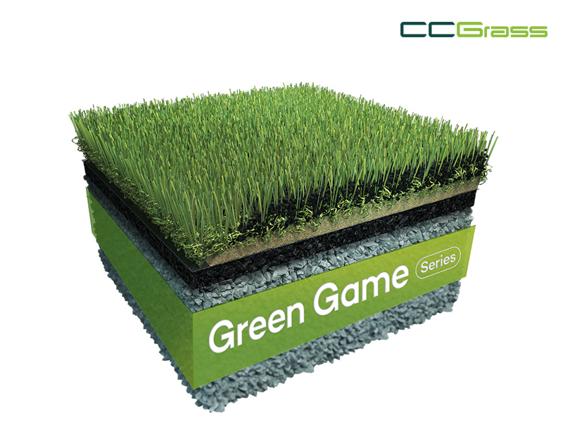 Artificial turf system for football fields designed for durability and stability