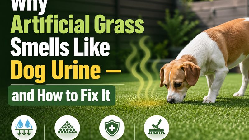 Why Artificial Grass Smells Like Dog Urine — and How to Fix It