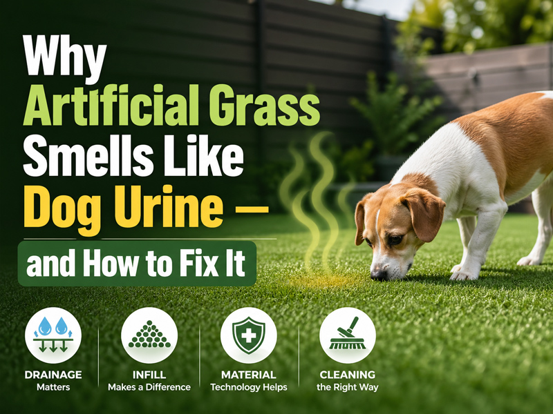 Why Artificial Grass Smells Like Dog Urine and How to Fix It
