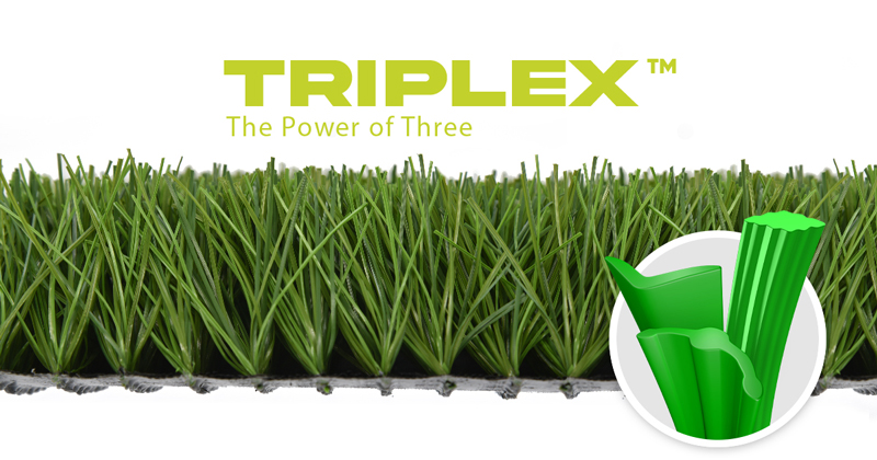 CCGrass TriPlex multi-profile monofilament soccer turf