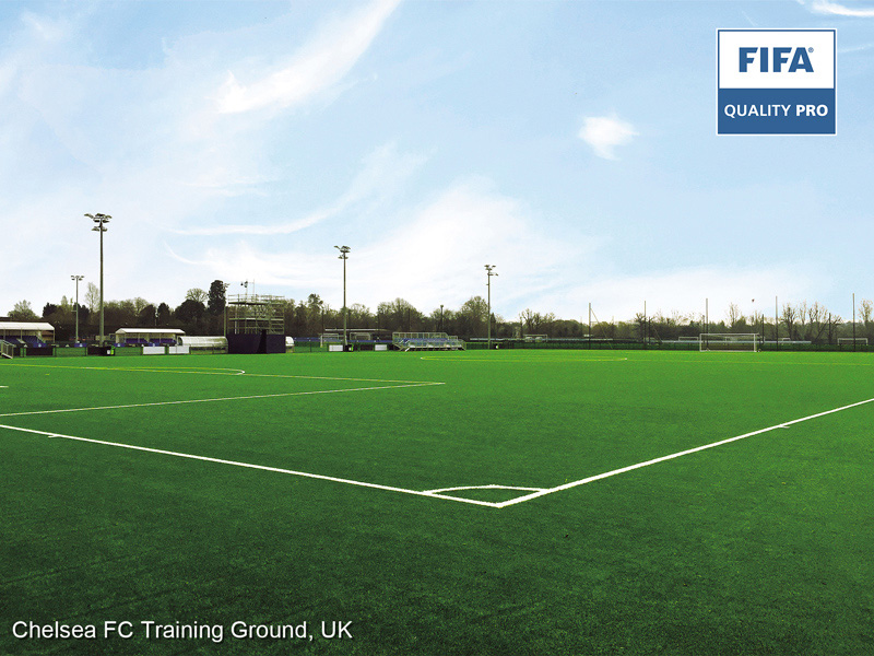 CCGrass football turf at Chelsea FC Training Ground, UK