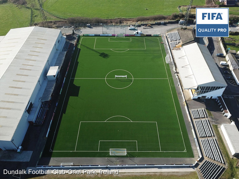 Dundalk Football Club – Oriel Park, Ireland, the 600th FIFA certified field featuring CCGrass turf