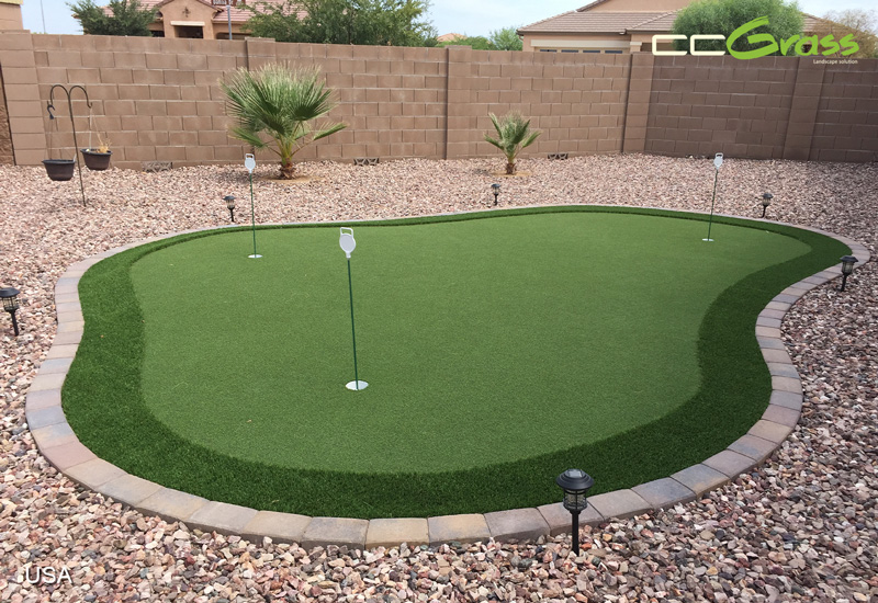 Desert Garden Backyard Putting Green