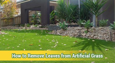 How to Remove Leaves from Artificial Grass